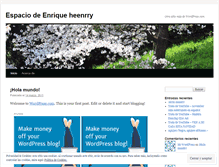 Tablet Screenshot of erenrriquedon.wordpress.com