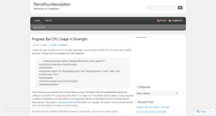 Desktop Screenshot of filenotfoundexception.wordpress.com
