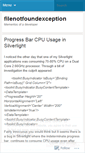 Mobile Screenshot of filenotfoundexception.wordpress.com