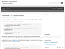 Tablet Screenshot of filenotfoundexception.wordpress.com