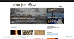 Desktop Screenshot of notesfromafrica.wordpress.com