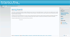 Desktop Screenshot of dclipsky.wordpress.com