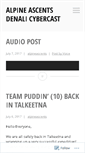 Mobile Screenshot of alpineascentsdenali.wordpress.com