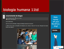 Tablet Screenshot of biohumana11.wordpress.com