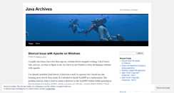 Desktop Screenshot of javarchives.wordpress.com