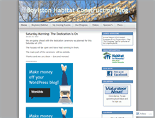 Tablet Screenshot of boylstonhabitat.wordpress.com