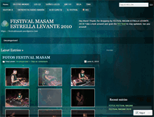Tablet Screenshot of festivalmasam.wordpress.com