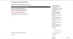 Desktop Screenshot of coisasdemarcelle.wordpress.com