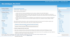 Desktop Screenshot of ilmusalman.wordpress.com