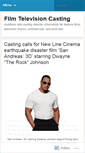 Mobile Screenshot of filmtvcasting.wordpress.com