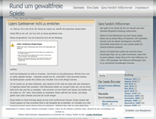 Tablet Screenshot of gartenspiele.wordpress.com