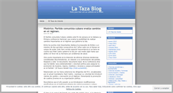 Desktop Screenshot of latazablog.wordpress.com