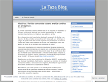 Tablet Screenshot of latazablog.wordpress.com