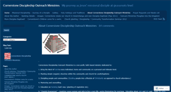 Desktop Screenshot of cornerstonediscipleship.wordpress.com