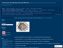 Tablet Screenshot of cornerstonediscipleship.wordpress.com