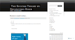 Desktop Screenshot of delvecchioriser.wordpress.com