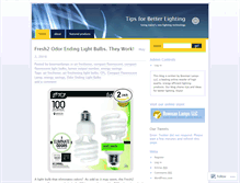 Tablet Screenshot of bowmanlamps.wordpress.com