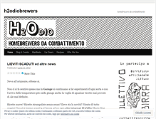 Tablet Screenshot of h2odiobrewers.wordpress.com