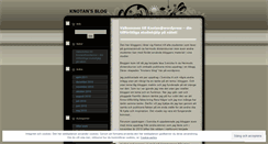 Desktop Screenshot of knotan.wordpress.com