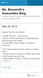 Mobile Screenshot of msbosworth.wordpress.com