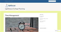 Desktop Screenshot of lighthousecollege.wordpress.com