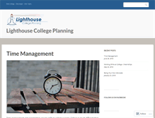 Tablet Screenshot of lighthousecollege.wordpress.com