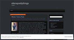 Desktop Screenshot of ellensprettythings.wordpress.com