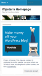 Mobile Screenshot of itipster.wordpress.com