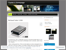 Tablet Screenshot of itipster.wordpress.com