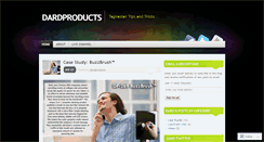 Desktop Screenshot of dardproducts.wordpress.com