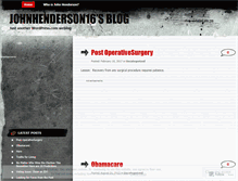 Tablet Screenshot of johnhenderson16.wordpress.com