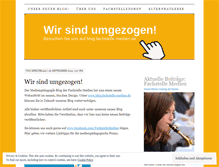 Tablet Screenshot of fachstellemedien.wordpress.com