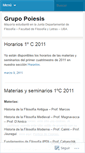 Mobile Screenshot of grupopoiesis.wordpress.com