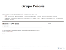 Tablet Screenshot of grupopoiesis.wordpress.com