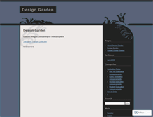 Tablet Screenshot of designgarden.wordpress.com