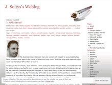 Tablet Screenshot of jsoltys.wordpress.com