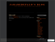 Tablet Screenshot of jarabedepalo.wordpress.com