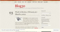 Desktop Screenshot of lptw30blog.wordpress.com