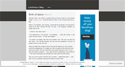 Desktop Screenshot of lulutchou.wordpress.com