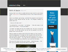 Tablet Screenshot of lulutchou.wordpress.com