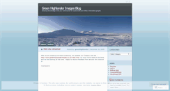 Desktop Screenshot of greenhighlander.wordpress.com