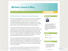 Tablet Screenshot of michaellemons.wordpress.com