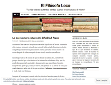 Tablet Screenshot of elfilosofoloco.wordpress.com