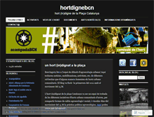 Tablet Screenshot of hortdignebcn.wordpress.com