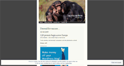 Desktop Screenshot of monkibidness.wordpress.com