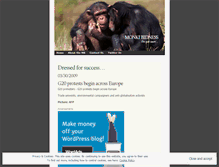 Tablet Screenshot of monkibidness.wordpress.com
