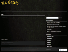 Tablet Screenshot of lacatrin.wordpress.com