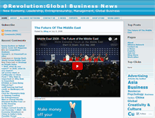 Tablet Screenshot of businessblogging.wordpress.com