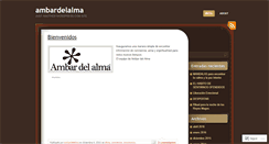 Desktop Screenshot of ambardelalma.wordpress.com