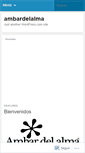 Mobile Screenshot of ambardelalma.wordpress.com